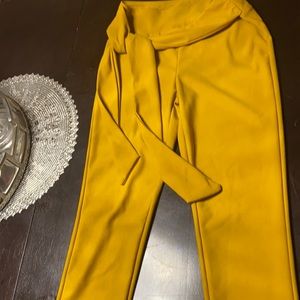 Gold dressing pants